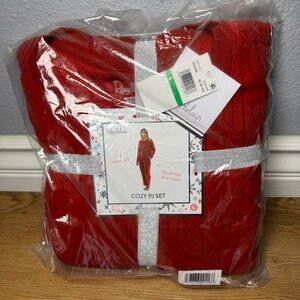 New with Tags Roudelain Red Cozy PJ Set